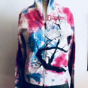 Multicolor  zipper sweatshirt